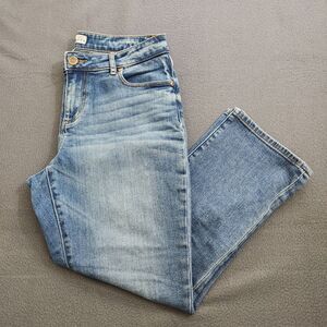 Ann Taylor LOFT Women 27/4 Mid Rise Curvy Kick Crop Jeans